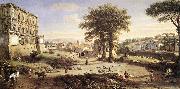 WITTEL, Caspar Andriaans van Villa Aldobrandini at Frascati oil painting artist